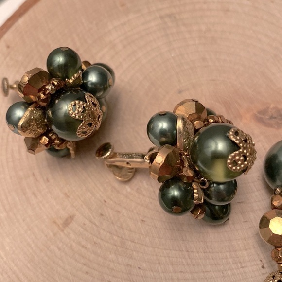 VTG- Vendome- Demi-Parure Fall Moods Necklace & Earring Set- Circa 1950s - Picture 14 of 16